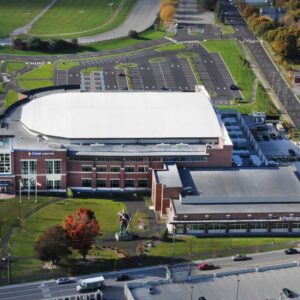 Cross Insurance Center aerial