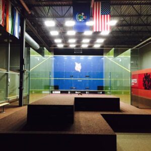 Squash facility at Bates College