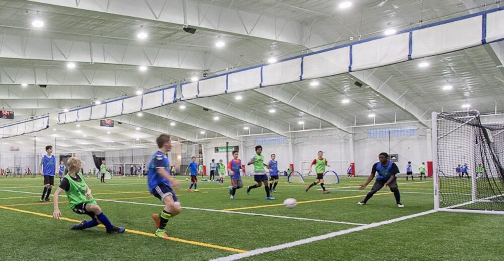 Indoor soccer at The Pitch